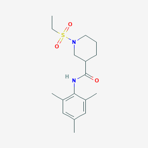 molecular formula C17H26N2O3S B4442749 1-(ethylsulfonyl)-N-mesityl-3-piperidinecarboxamide 