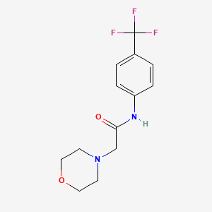 2-(4-morpholinyl)-N-[4-(trifluoromethyl)phenyl]acetamide