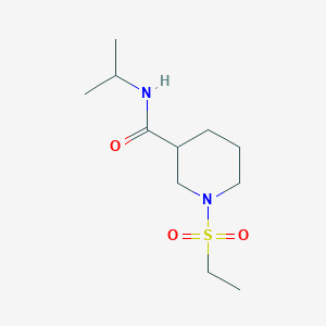 1-(ethylsulfonyl)-N-(propan-2-yl)piperidine-3-carboxamide