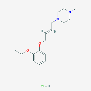 molecular formula C17H27ClN2O2 B4442783 1-[4-(2-ethoxyphenoxy)but-2-en-1-yl]-4-methylpiperazine hydrochloride 