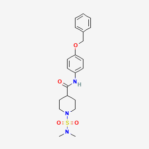 N-[4-(benzyloxy)phenyl]-1-[(dimethylamino)sulfonyl]-4-piperidinecarboxamide