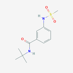 N-(tert-butyl)-3-[(methylsulfonyl)amino]benzamide