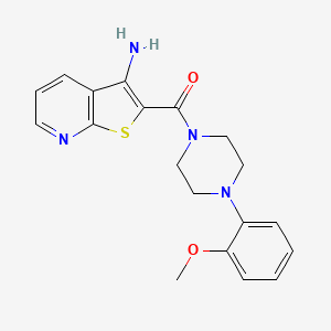 2-{[4-(2-methoxyphenyl)-1-piperazinyl]carbonyl}thieno[2,3-b]pyridin-3-amine