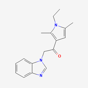 2-(1H-benzimidazol-1-yl)-1-(1-ethyl-2,5-dimethyl-1H-pyrrol-3-yl)ethanone