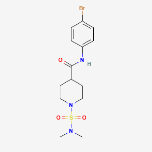 N-(4-bromophenyl)-1-[(dimethylamino)sulfonyl]-4-piperidinecarboxamide