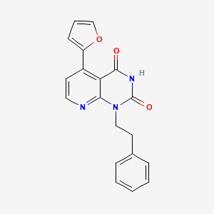 5-(2-furyl)-1-(2-phenylethyl)pyrido[2,3-d]pyrimidine-2,4(1H,3H)-dione