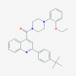 2-(4-Tert-butylphenyl)-4-{[4-(2-ethoxyphenyl)piperazin-1-yl]carbonyl}quinoline