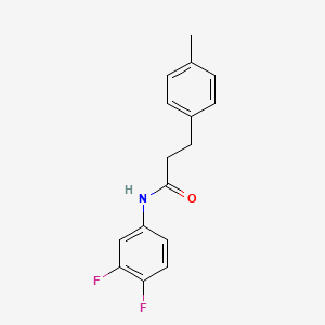 N-(3,4-difluorophenyl)-3-(4-methylphenyl)propanamide