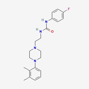 N-{2-[4-(2,3-dimethylphenyl)-1-piperazinyl]ethyl}-N'-(4-fluorophenyl)urea