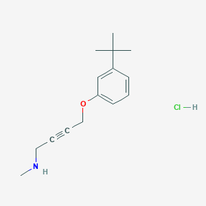 [4-(3-tert-butylphenoxy)but-2-yn-1-yl]methylamine hydrochloride