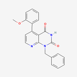 1-benzyl-5-(2-methoxyphenyl)pyrido[2,3-d]pyrimidine-2,4(1H,3H)-dione