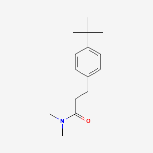 molecular formula C15H23NO B4443032 3-(4-tert-butylphenyl)-N,N-dimethylpropanamide 