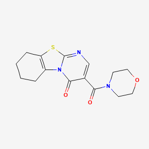 3-(4-morpholinylcarbonyl)-6,7,8,9-tetrahydro-4H-pyrimido[2,1-b][1,3]benzothiazol-4-one