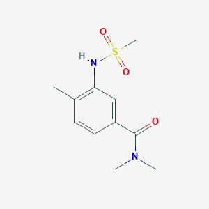 N,N,4-trimethyl-3-[(methylsulfonyl)amino]benzamide