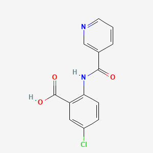 5-chloro-2-[(3-pyridinylcarbonyl)amino]benzoic acid