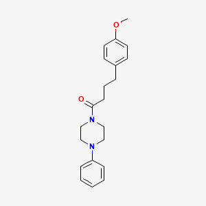 1-[4-(4-methoxyphenyl)butanoyl]-4-phenylpiperazine