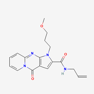 N-allyl-1-(3-methoxypropyl)-4-oxo-1,4-dihydropyrido[1,2-a]pyrrolo[2,3-d]pyrimidine-2-carboxamide