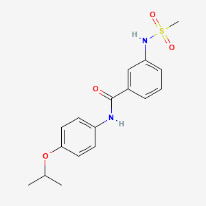 N-(4-isopropoxyphenyl)-3-[(methylsulfonyl)amino]benzamide