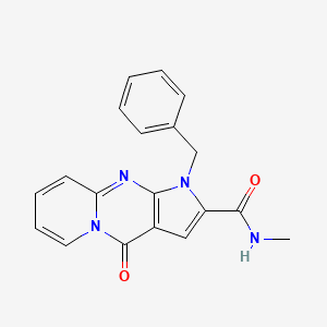 1-benzyl-N-methyl-4-oxo-1,4-dihydropyrido[1,2-a]pyrrolo[2,3-d]pyrimidine-2-carboxamide