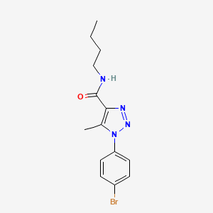 1-(4-bromophenyl)-N-butyl-5-methyl-1H-1,2,3-triazole-4-carboxamide