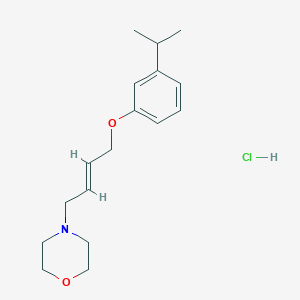 4-[4-(3-isopropylphenoxy)but-2-en-1-yl]morpholine hydrochloride