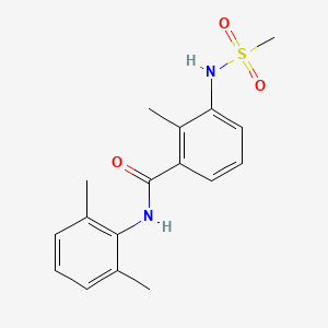 N-(2,6-dimethylphenyl)-2-methyl-3-[(methylsulfonyl)amino]benzamide