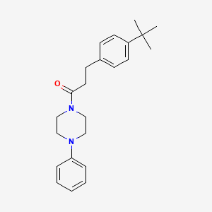 1-[3-(4-tert-butylphenyl)propanoyl]-4-phenylpiperazine