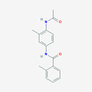 N-[4-(acetylamino)-3-methylphenyl]-2-methylbenzamide