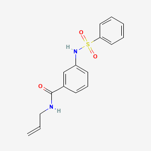 N-allyl-3-[(phenylsulfonyl)amino]benzamide