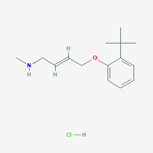 molecular formula C15H24ClNO B4443435 [4-(2-tert-butylphenoxy)but-2-en-1-yl]methylamine hydrochloride 