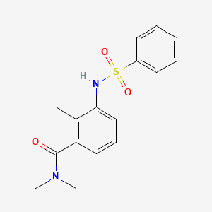 N,N,2-trimethyl-3-[(phenylsulfonyl)amino]benzamide