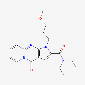 molecular formula C19H24N4O3 B4443472 N,N-diethyl-1-(3-methoxypropyl)-4-oxo-1,4-dihydropyrido[1,2-a]pyrrolo[2,3-d]pyrimidine-2-carboxamide 