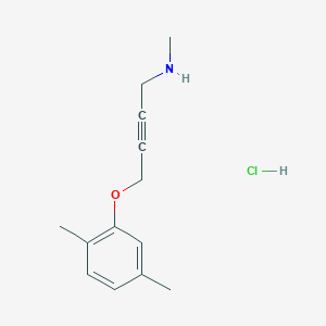 [4-(2,5-dimethylphenoxy)but-2-yn-1-yl]methylamine hydrochloride