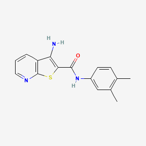 3-amino-N-(3,4-dimethylphenyl)thieno[2,3-b]pyridine-2-carboxamide