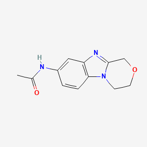 molecular formula C12H13N3O2 B4443540 N-(3,4-dihydro-1H-[1,4]oxazino[4,3-a]benzimidazol-8-yl)acetamide 