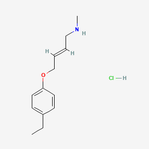 (E)-4-(4-ethylphenoxy)-N-methylbut-2-en-1-amine;hydrochloride