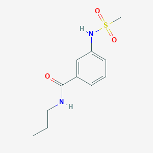 3-[(methylsulfonyl)amino]-N-propylbenzamide