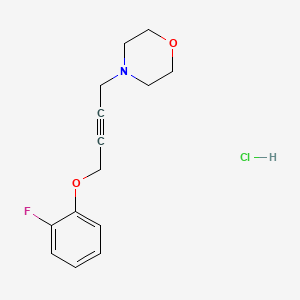 4-[4-(2-fluorophenoxy)but-2-yn-1-yl]morpholine hydrochloride