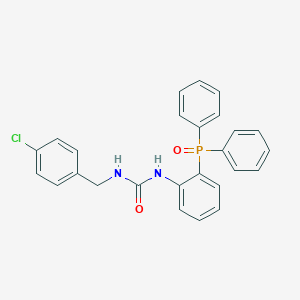 molecular formula C26H22ClN2O2P B444371 N-(4-chlorobenzyl)-N'-[2-(diphenylphosphoryl)phenyl]urea 