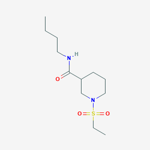 N-butyl-1-(ethylsulfonyl)piperidine-3-carboxamide