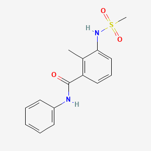 2-methyl-3-[(methylsulfonyl)amino]-N-phenylbenzamide