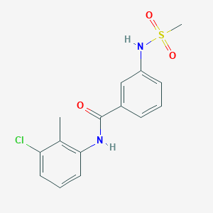 N-(3-chloro-2-methylphenyl)-3-[(methylsulfonyl)amino]benzamide