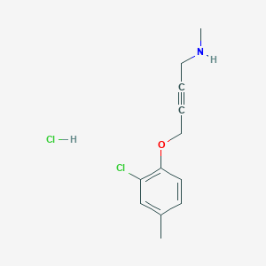 [4-(2-chloro-4-methylphenoxy)but-2-yn-1-yl]methylamine hydrochloride