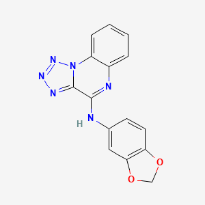 N-1,3-benzodioxol-5-yltetrazolo[1,5-a]quinoxalin-4-amine