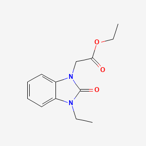 ethyl (3-ethyl-2-oxo-2,3-dihydro-1H-benzimidazol-1-yl)acetate