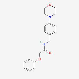 N-[4-(4-morpholinyl)benzyl]-2-phenoxyacetamide