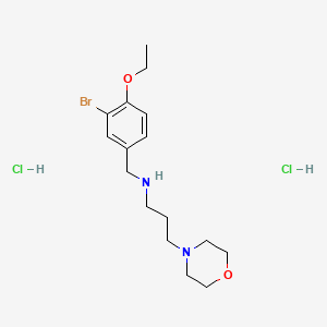 N-(3-bromo-4-ethoxybenzyl)-3-morpholin-4-ylpropan-1-amine dihydrochloride