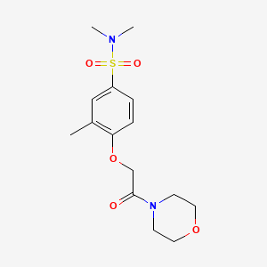 N,N,3-TRIMETHYL-4-[2-(MORPHOLIN-4-YL)-2-OXOETHOXY]BENZENE-1-SULFONAMIDE