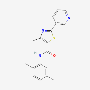 N-(2,5-dimethylphenyl)-4-methyl-2-(pyridin-3-yl)-1,3-thiazole-5-carboxamide