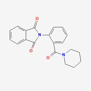 2-[2-(1-piperidinylcarbonyl)phenyl]-1H-isoindole-1,3(2H)-dione